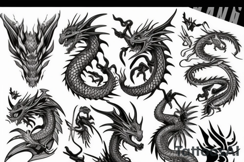 dragon tattoo idea
