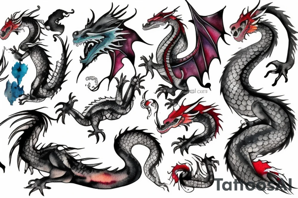 dragon tattoo idea