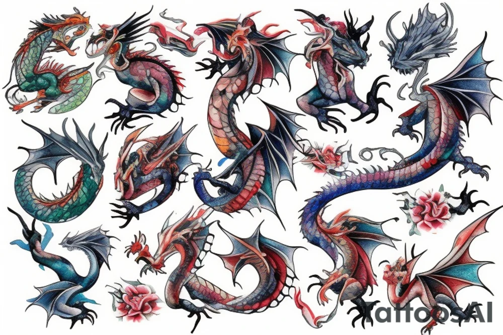 dragon tattoo idea