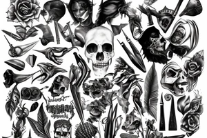 dagger tattoo idea