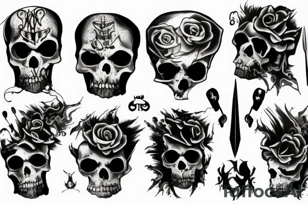 dagger tattoo idea