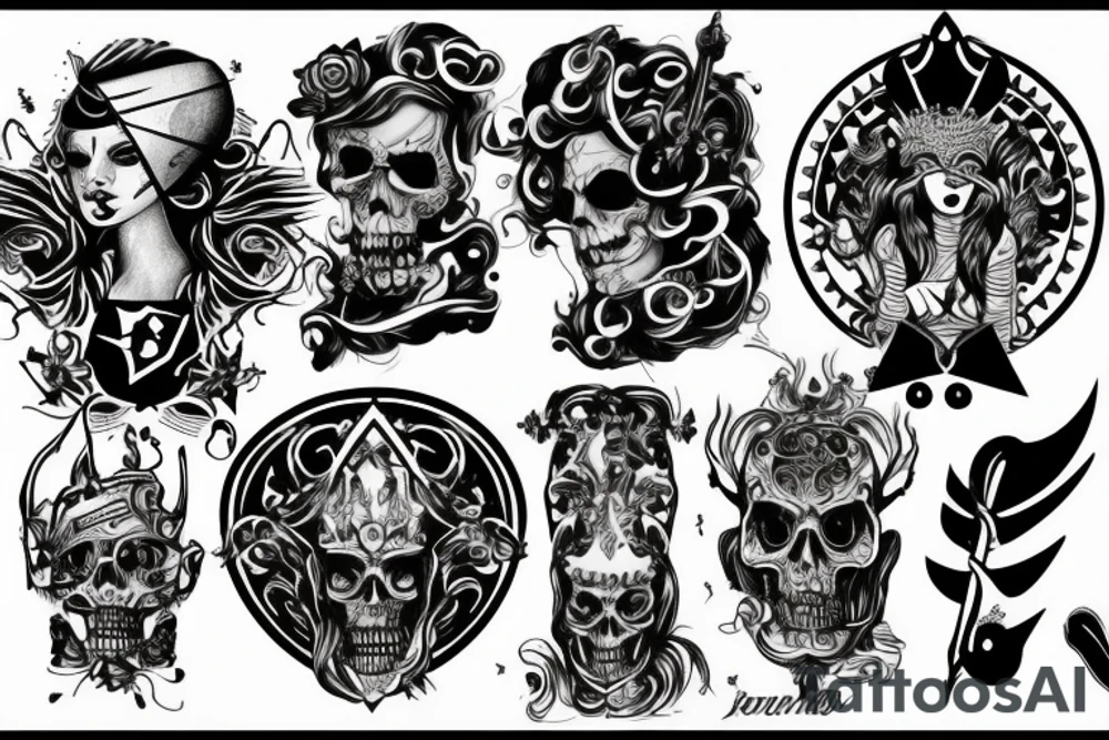 dagger tattoo idea