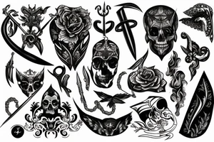 dagger tattoo idea