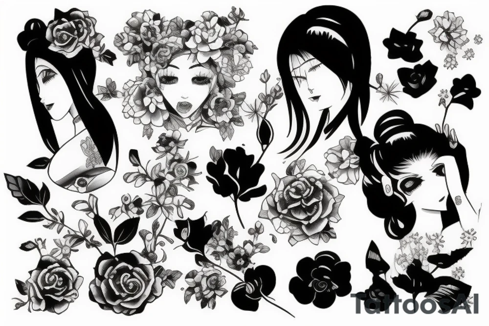 woman tattoo idea