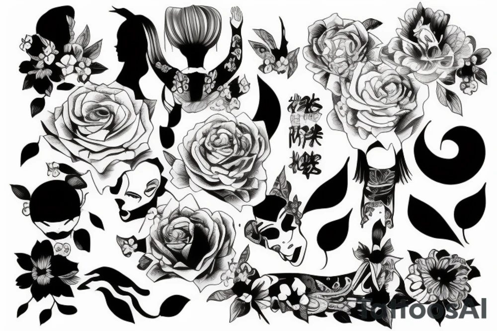 woman tattoo idea