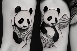 panda tattoo idea