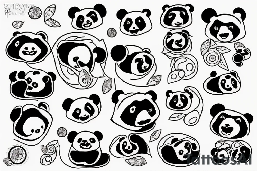 panda tattoo idea