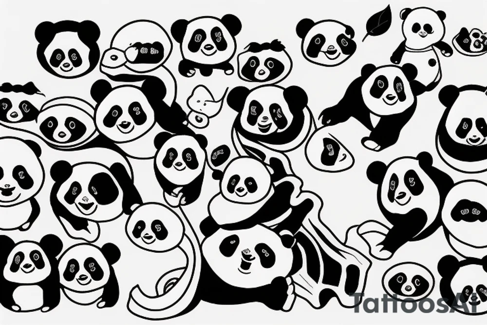 panda tattoo idea