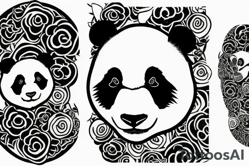 panda tattoo idea