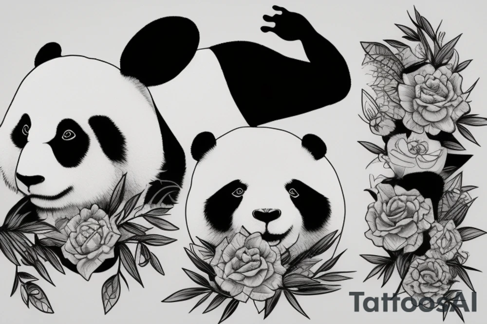 panda tattoo idea