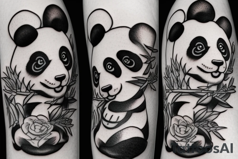 panda tattoo idea