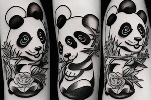 panda tattoo idea