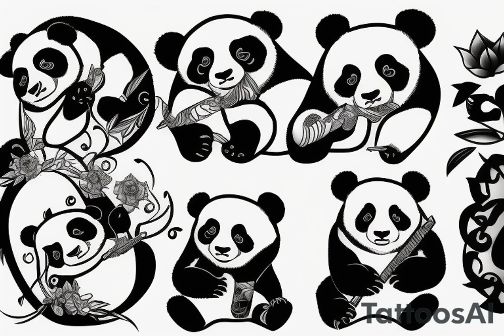 panda tattoo idea