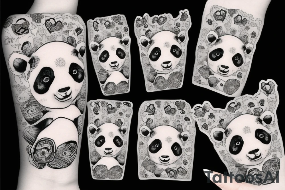 panda tattoo idea