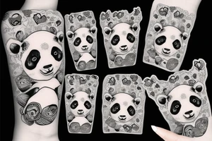 panda tattoo idea