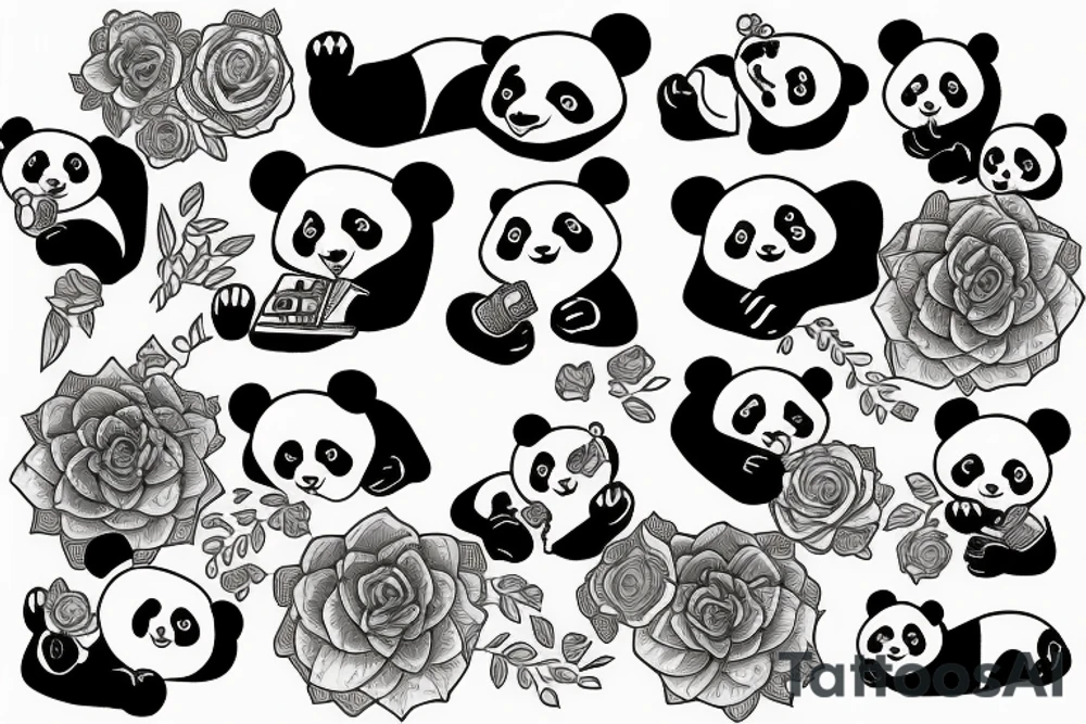 panda tattoo idea