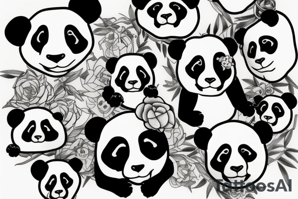 panda tattoo idea