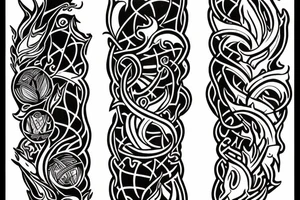 "Tibi Et Igni" - For you and for fire (indicating an extreme, all-or-nothing devotion) tattoo idea