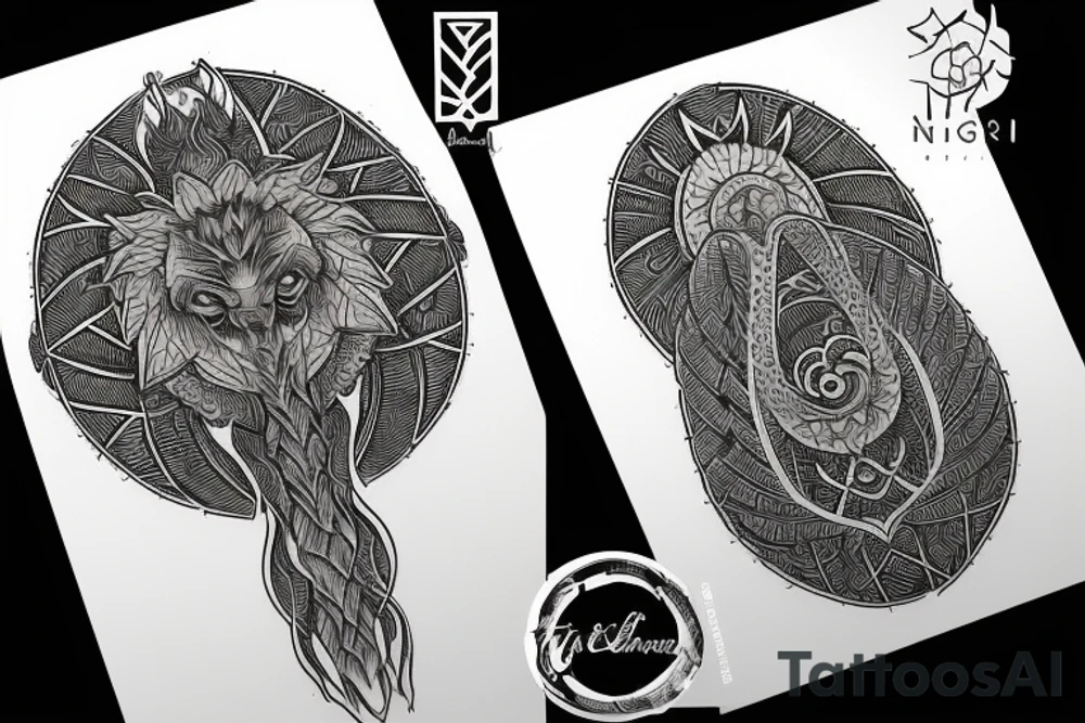 "Tibi Et Igni" - For you and for fire (indicating an extreme, all-or-nothing devotion) tattoo idea