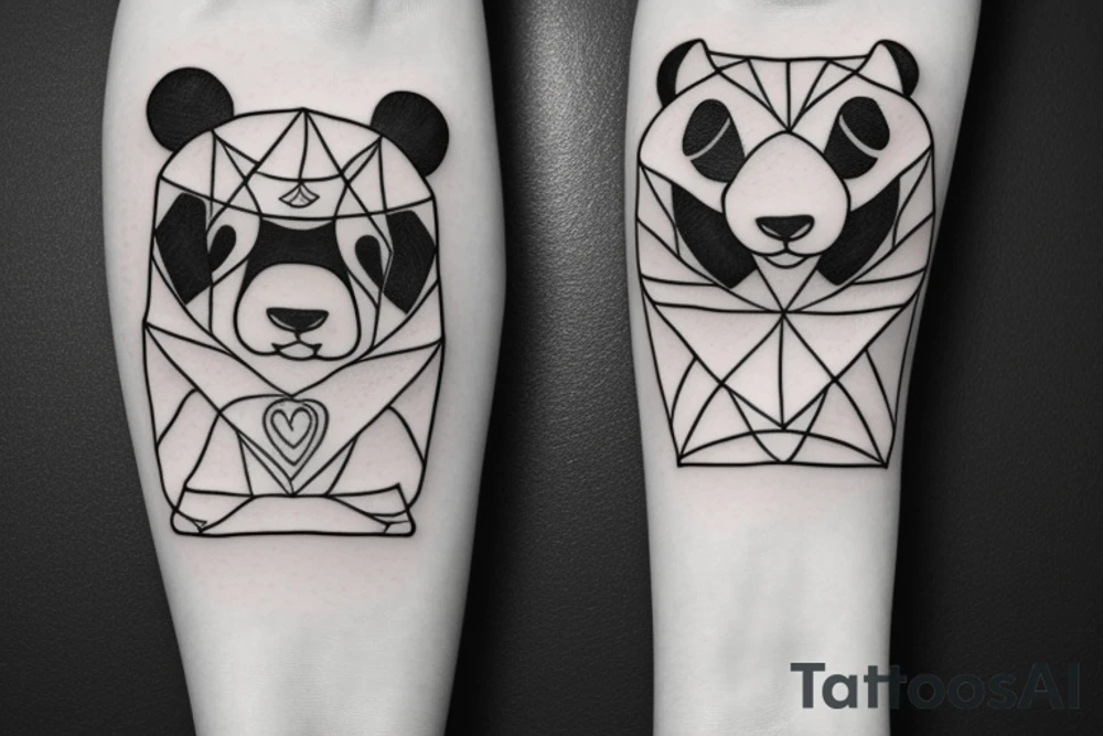 panda tattoo idea