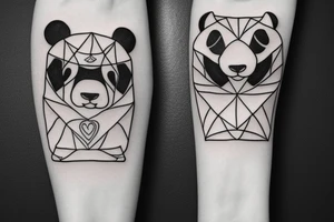 panda tattoo idea
