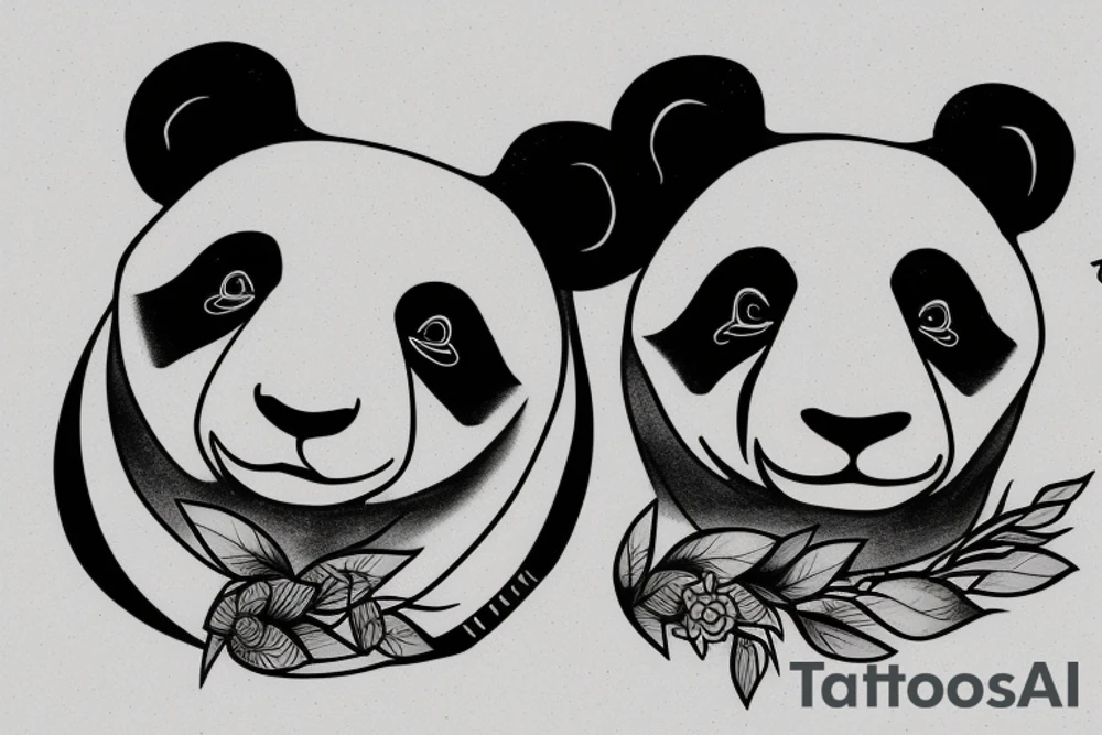 panda tattoo idea
