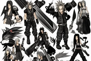 final fantasy VII tattoo idea