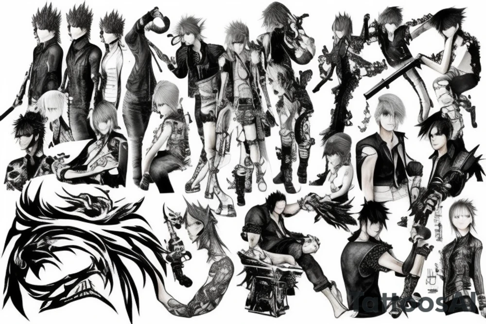 final fantasy XV tattoo idea