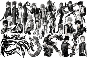 final fantasy XV tattoo idea
