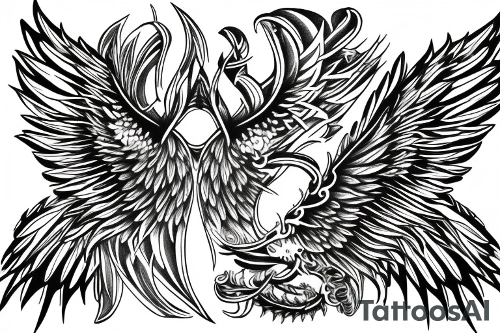 wings tattoo idea