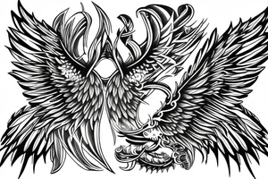 wings tattoo idea