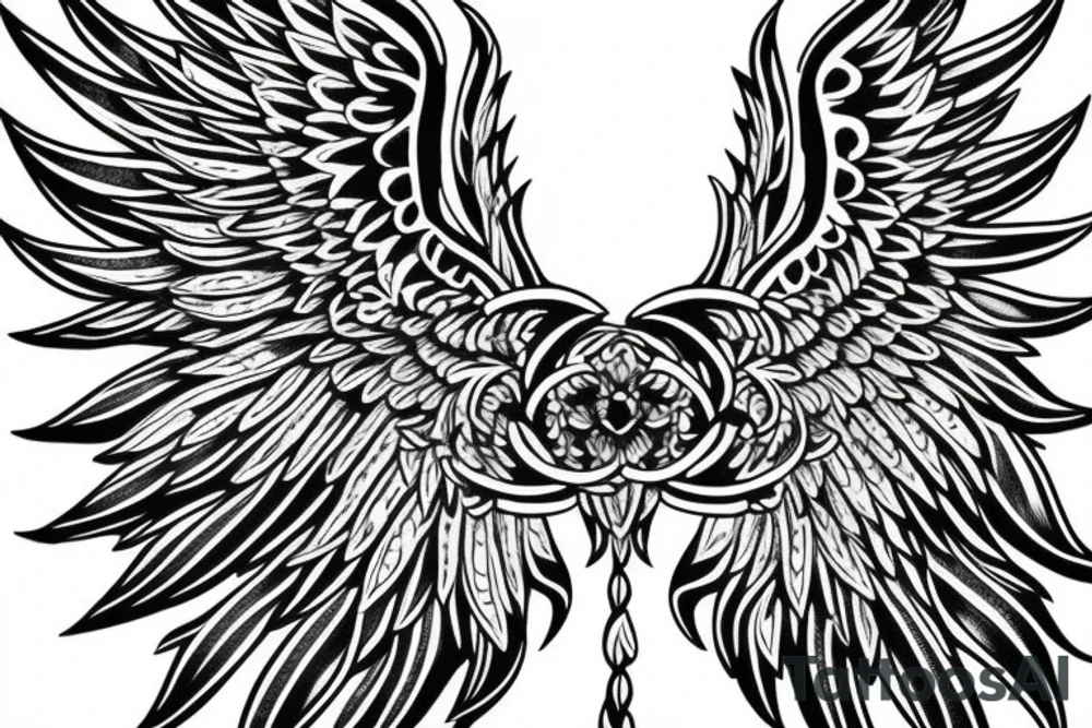 wings tattoo idea