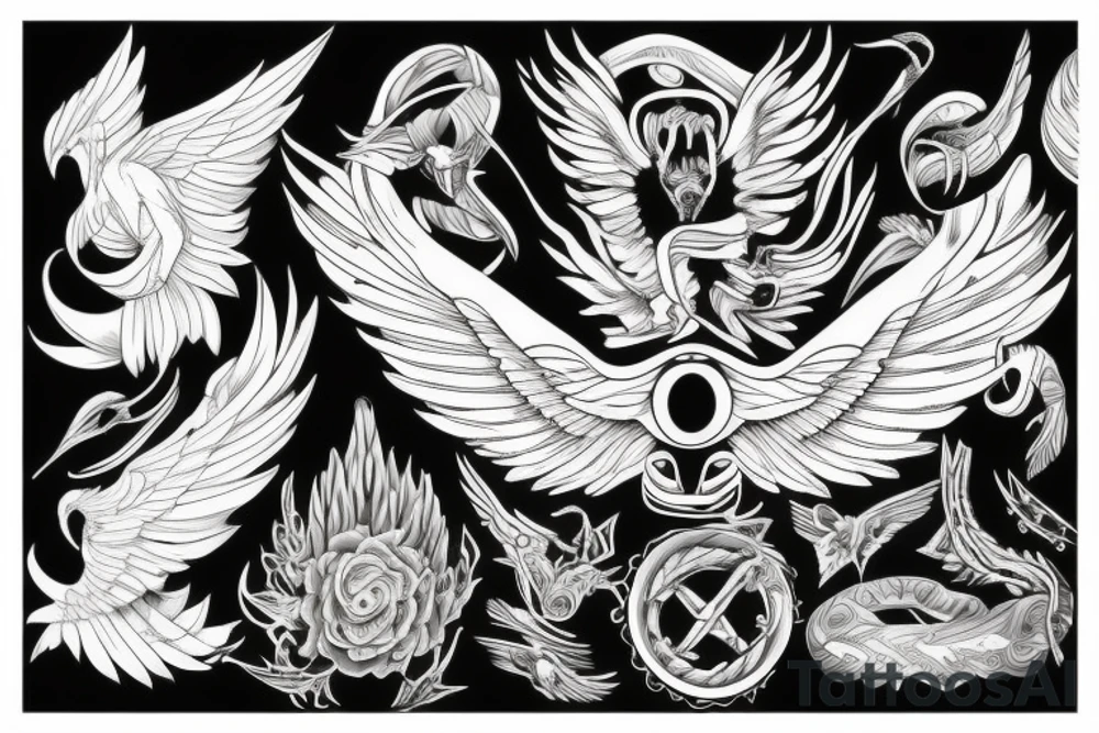 wings tattoo idea