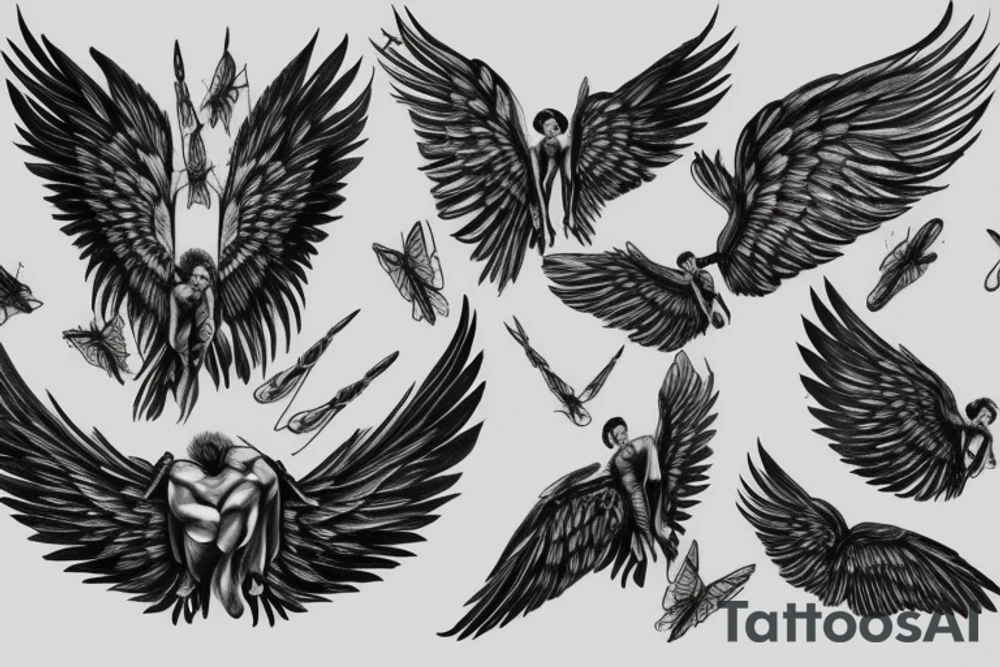 wings tattoo idea