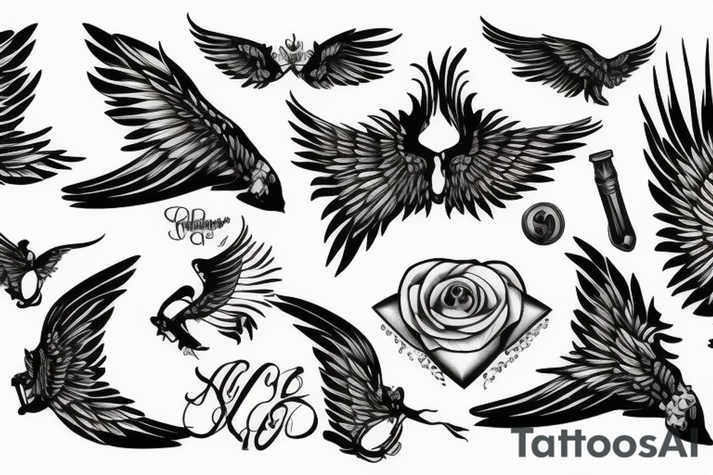 wings tattoo idea