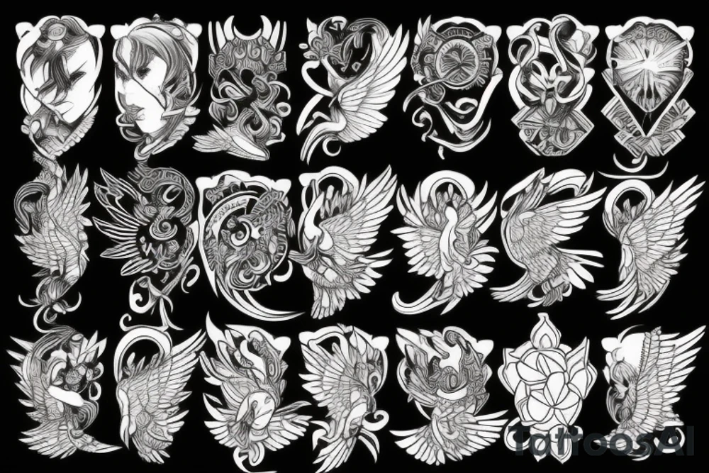 wings tattoo idea