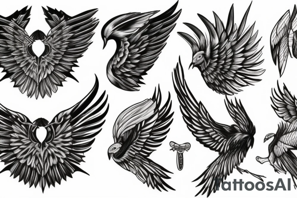 wings tattoo idea