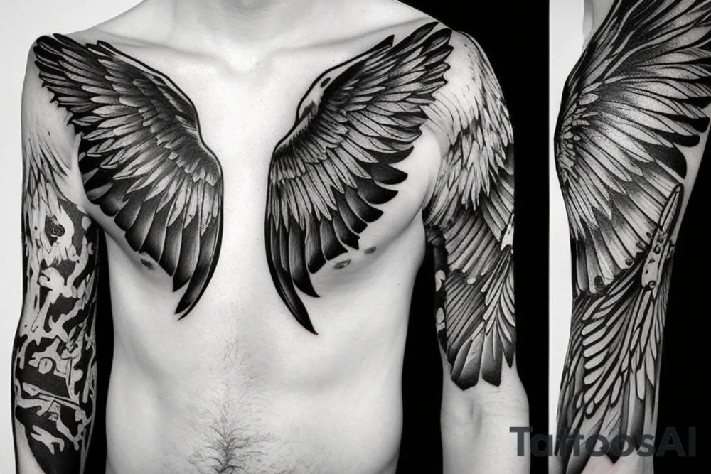 wings tattoo idea