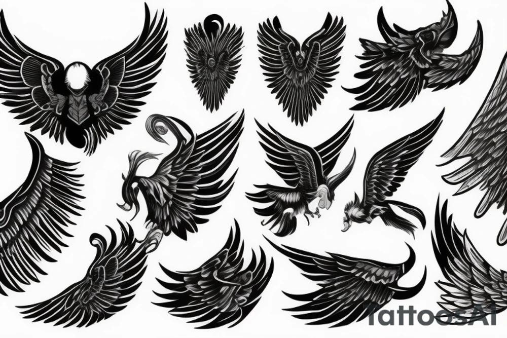wings tattoo idea