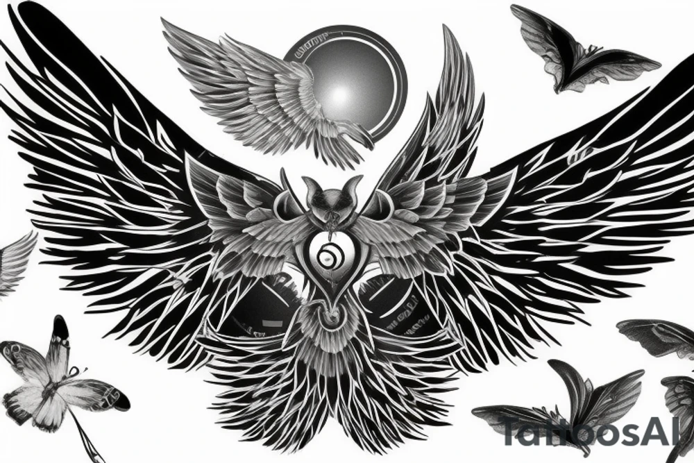 wings tattoo idea