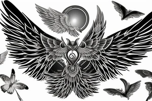 wings tattoo idea