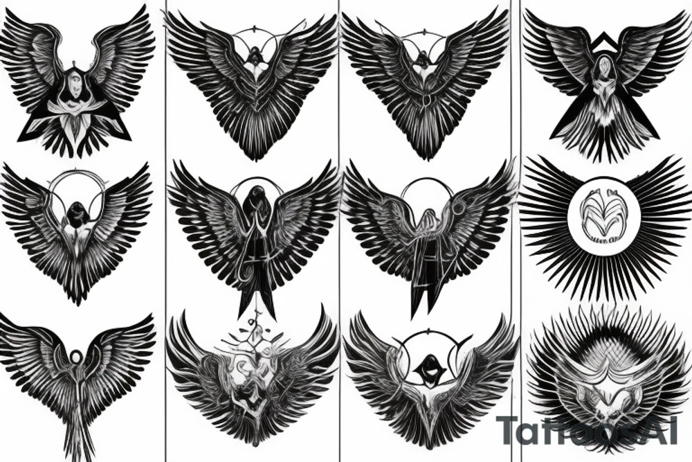 wings tattoo idea