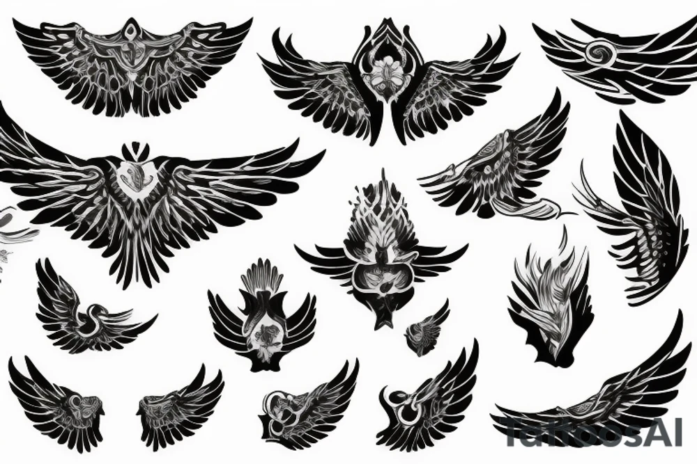 wings tattoo idea