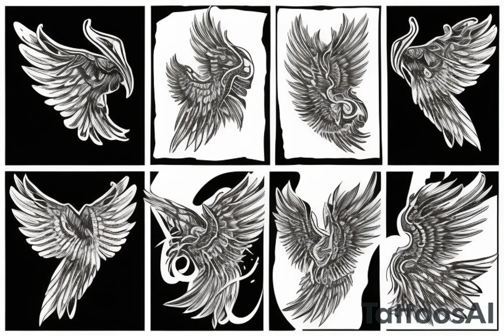 wings tattoo idea