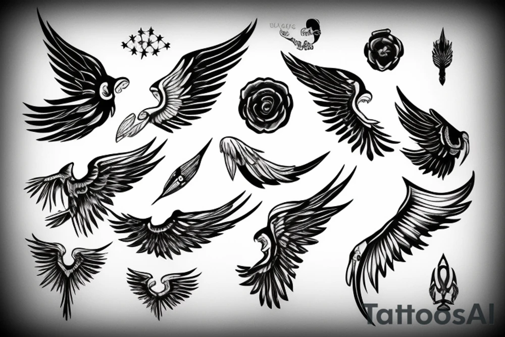 wings tattoo idea