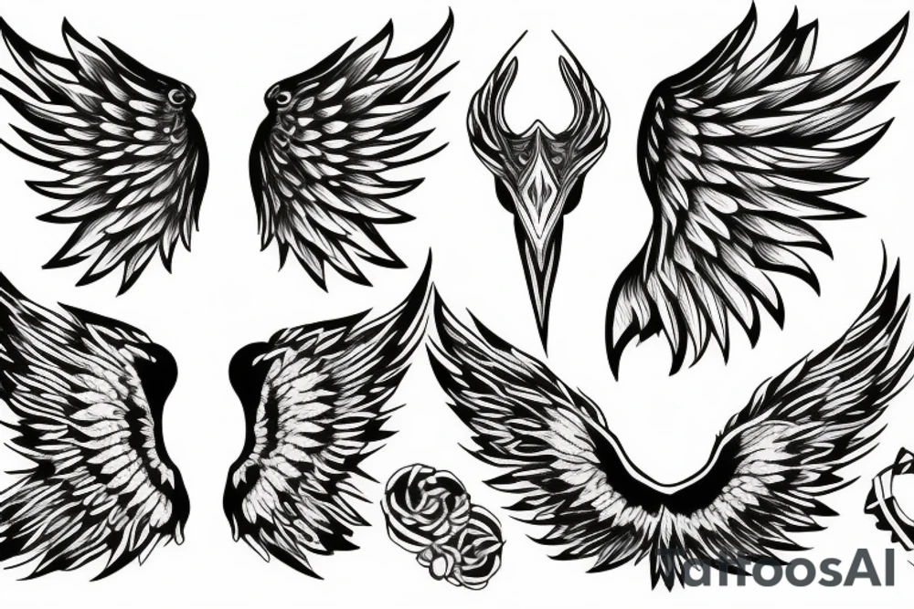 wings tattoo idea