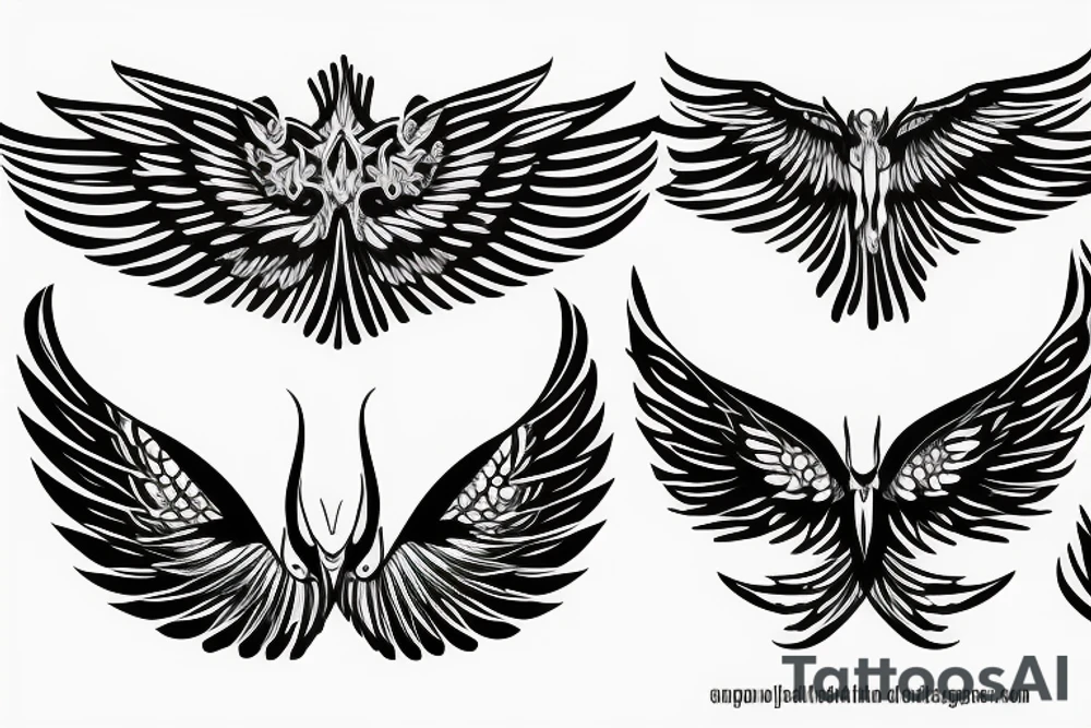 wings tattoo idea