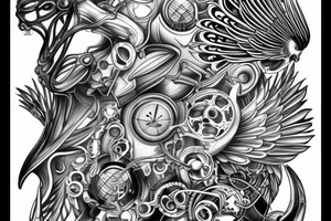 wings tattoo idea