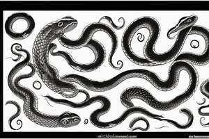 snakes tattoo idea