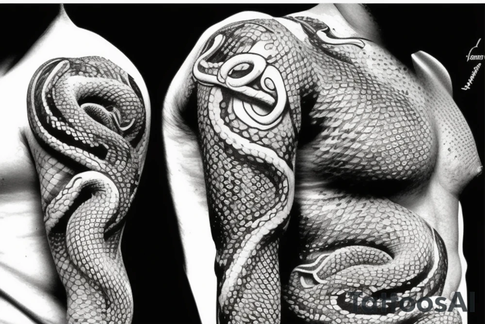 snakes tattoo idea